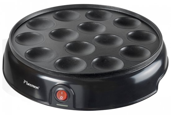 Bestron Poffertjespan - APFM700Z - 800W - Poffertjesmaker - Electrisch - Zwart - 5 jaar garantie — afbeelding 5