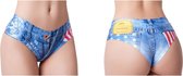 M Memème Slip -S- JEANS AMERICAN FLAG Multicolours