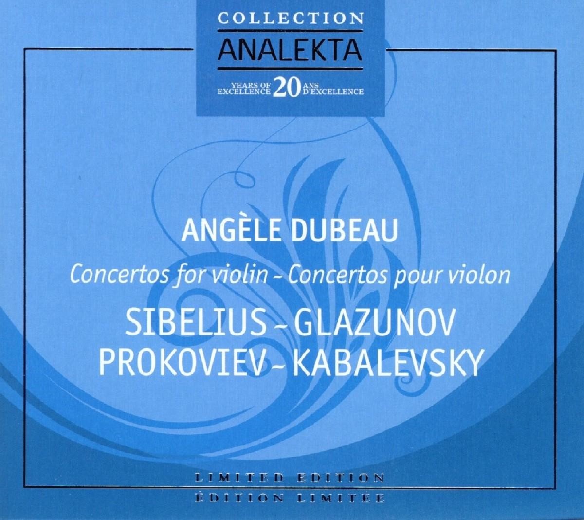 Angèle Dubeau - Sibelius: Violin Concertos (2 CD)