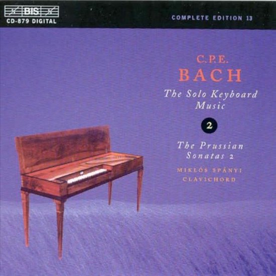 Miklós Spányi - C.P.E. Bach: Solo Keyboard Music Vol 2 (CD)
