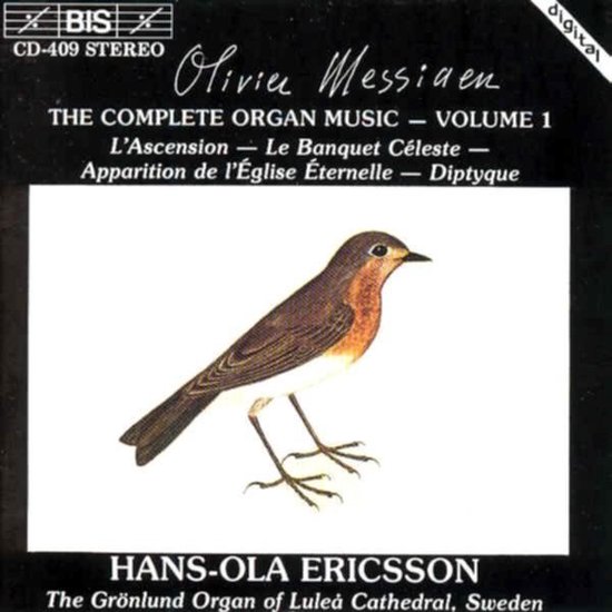 H.O. Ericsson - The Complete Organ Music, Vol 1 (CD)