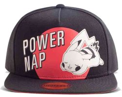 Pokémon Snapback Pet Power Nap Pikachu Zwart