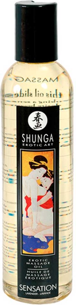 Goedkoopste Shunga - Massageolie - Sensation Lavender - Lavendel -240 ml