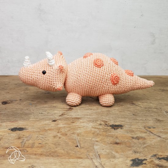 Hardicraft Triceratops Haakpakket - Haken - DIY - Voor Volwassenen - Knuffels - Haakpakketten