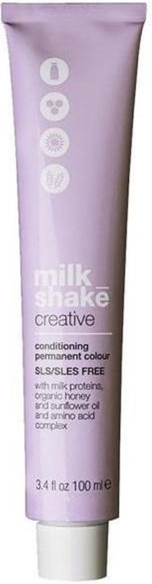 Vopsea Permanenta Milk Shake Creative Bbblack Blue, Negru Albastru Cenusiu, 100ml