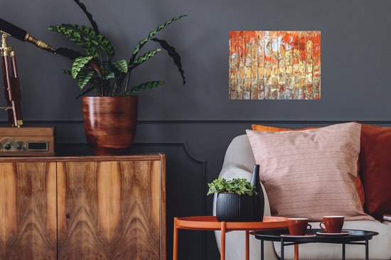 Stickers muraux - Mur - Peinture - Brique - 40x30 cm - Feuille adhésive