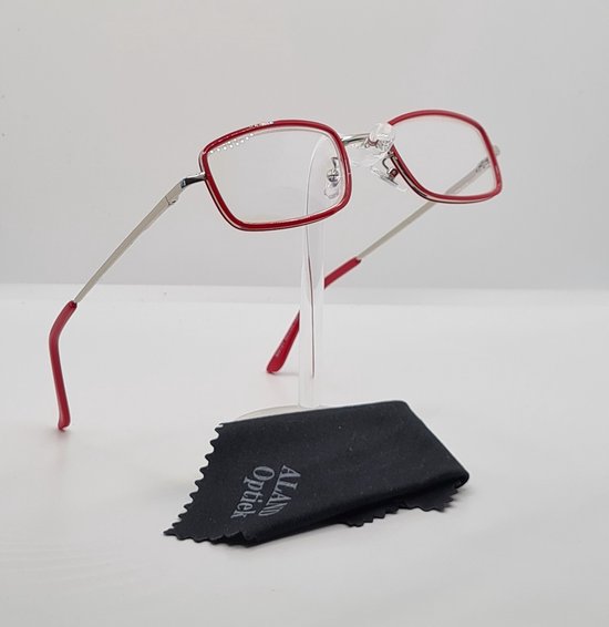 Lunettes de vue femme FOR FAR -3.5, lunettes de distance, bordeaux, lunettes  avec étui... | bol.com