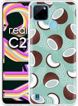 Realme C21Y Hoesje Kokosnoten - Designed by Cazy