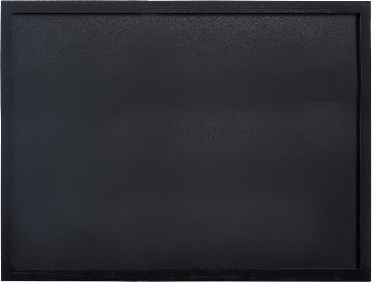 Securit krijtbord Woody zwart ft 60 x 80 cm 6 stuks