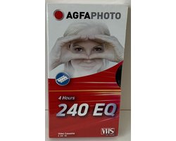 AGFAPHOTO 4 hours 240 EQ video cassette VHS (per 4 stuks)