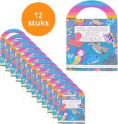 Uitdeelboekjes - Zeemeerminnen - Zeedieren - Kleurboekjes - 12 stuks - Uitdelen - Verjaardag