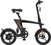 *SUPERDEAL* IZINQ H1 - fiets / vouwfiets / Elektrische scooter - 14" luchtbanden - lithium 10.0Ah 36V - Zwart/Oranje - 25km/u - Volwassenen en kinderen - Windgoo