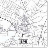 Muismat 30x30 cm - Mousepad Epe - Plattegrond - Kaart - Stadskaart - Muismatten - Stadskaart
