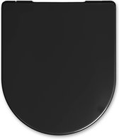Saqu WC Bril - 372x418 cm - Zwart - Toiletbril