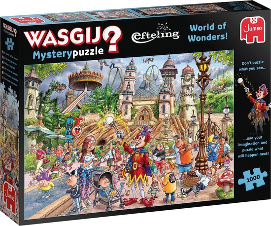 Afbeelding van Wasgij Mystery Efteling Wereld Vol Wonderen 1000 stukjes - Legpuzzel speelgoed