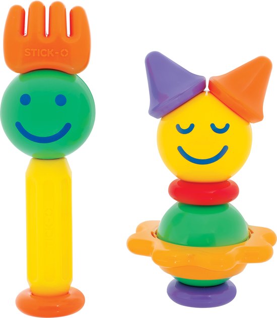 Stick-O Creator Set - magnetisch speelgoed - 60 stuks - magneten speelgoed - baby blokken