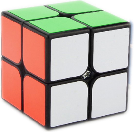Serie van As Gezond eten 2x2 Black - Speed Cube - Fidget Toys - Sinterklaas cadeau - Kerst kado -  Hoogste... | bol.com