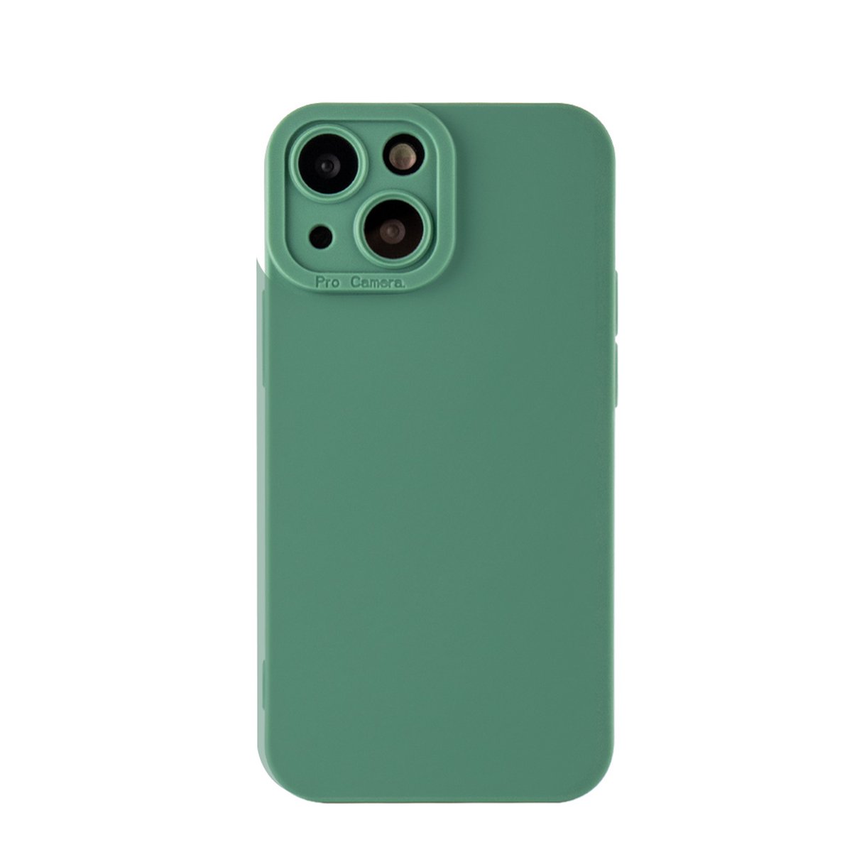 iPhone 13 Hoesje Case Groen - iPhone 13 Hoesje Backcover Green - met Extra Camara en Lens Bescherming