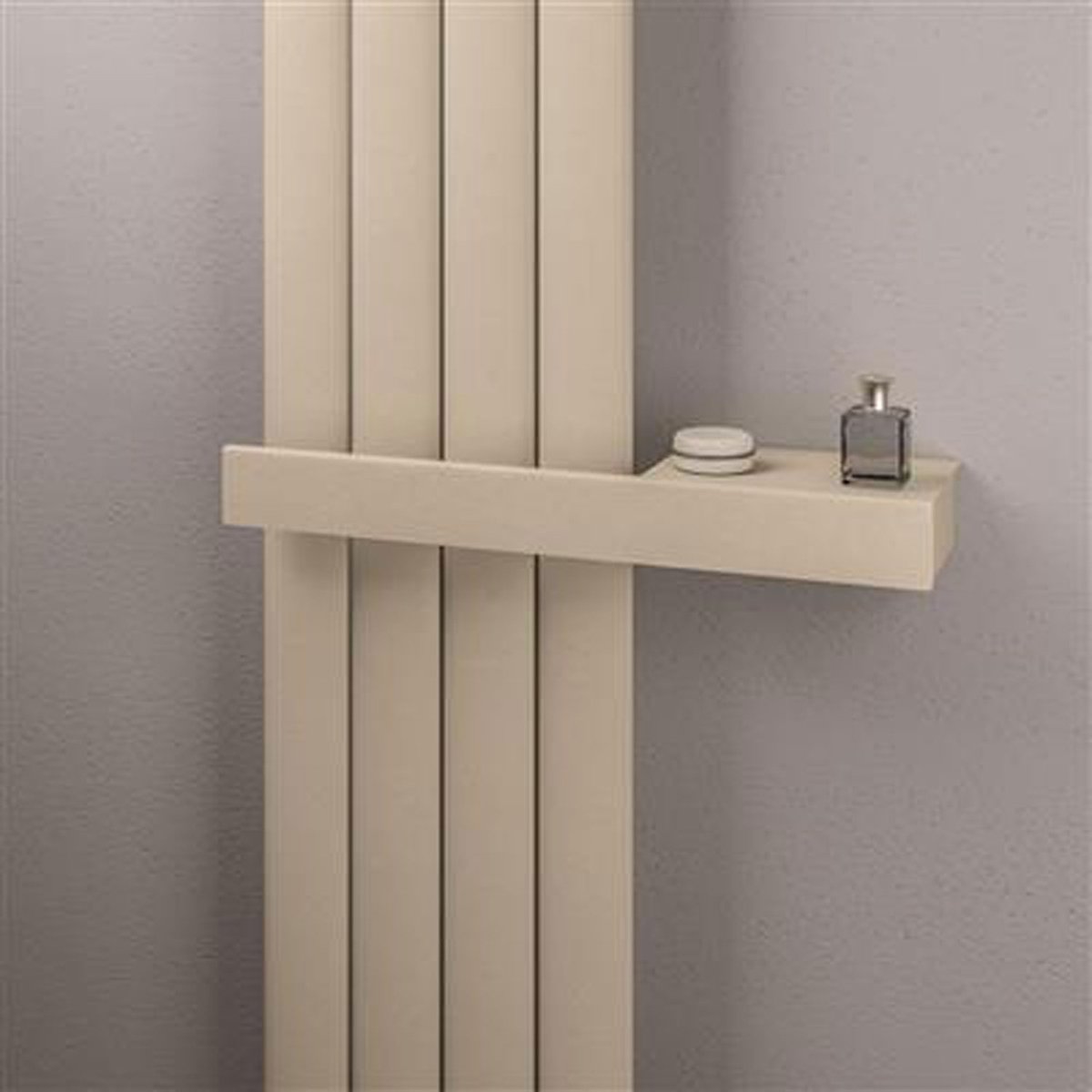 Eastbrook- Multifunctionele handdoekhanger Mat Cappuccino 50cm rechts