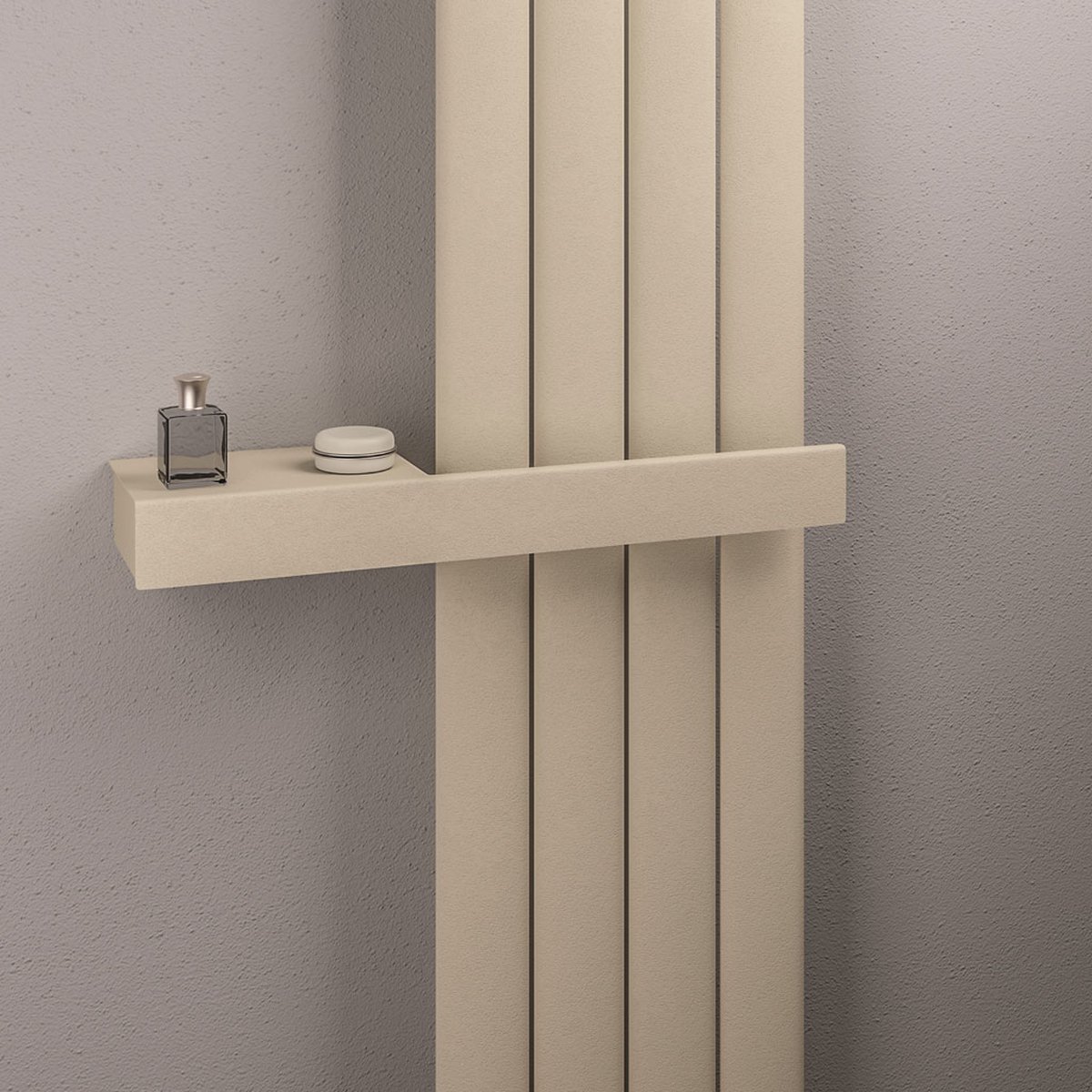 Eastbrook- Multifunctionele handdoekhanger Mat Cappuccino 30cm links