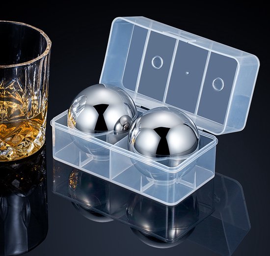 Whiskeystones - Ice ball - Drank koeler - ijsblokjes -... | bol.com