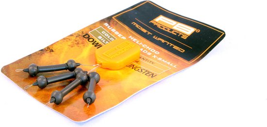 PB Products - Downforce Tungsten - Heli-Chod Rubber & Beads - Silt (X-Small) - LB products