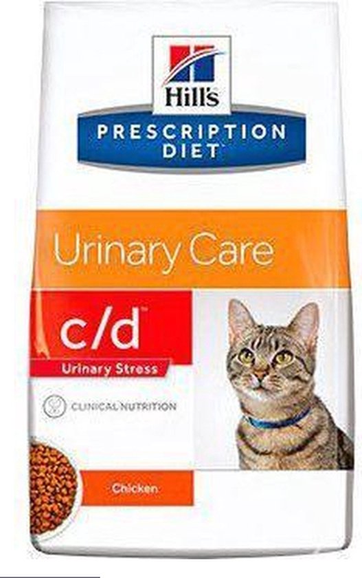 Hill’S Prescription Diet C/D Stress Kattenvoer Met Kip 8 Kg