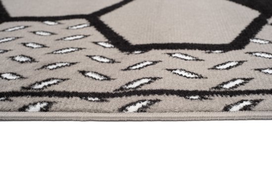 Tapiso Tapis Atena Grijs Jaune Chambre d'enfant Tapis Moderne Taille - 80x150