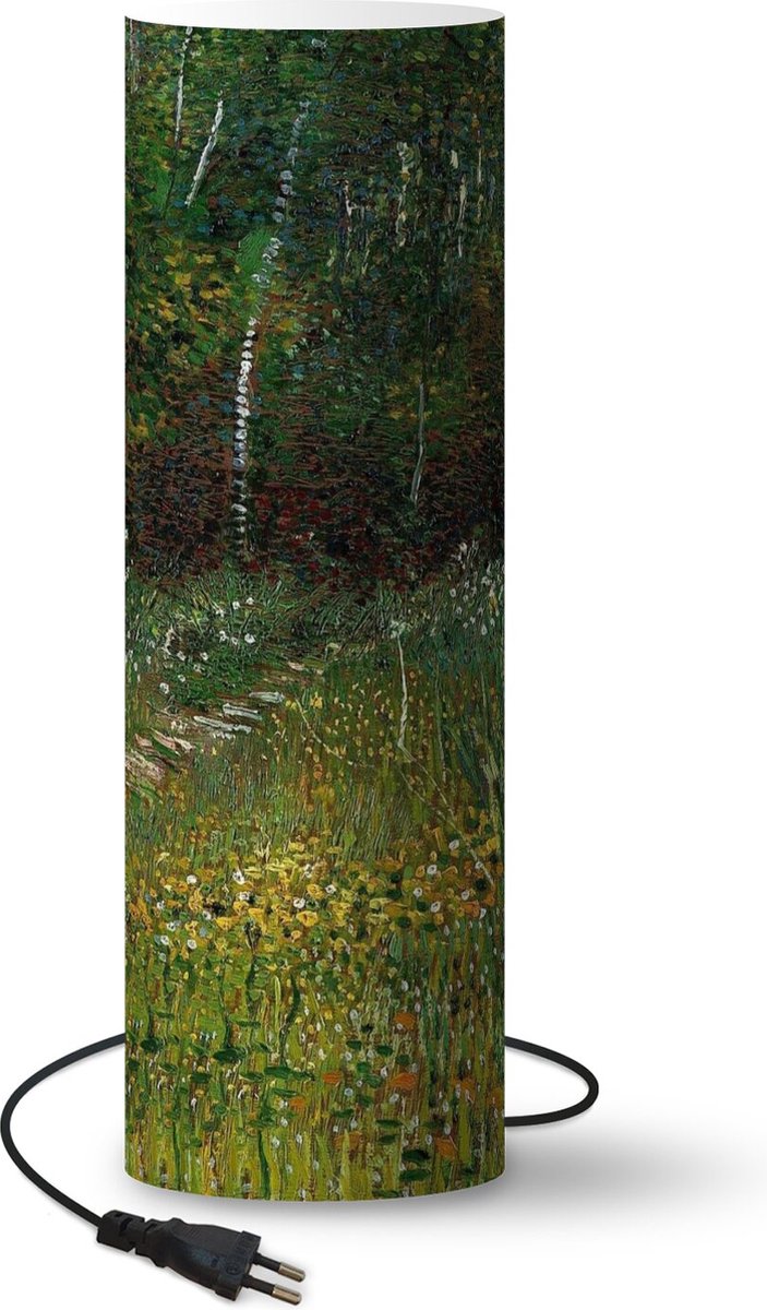 Lamp - Nachtlampje - Tafellamp slaapkamer - Asnières - Vincent van Gogh - 70 cm hoog - Ø22.3 cm - Inclusief LED lamp
