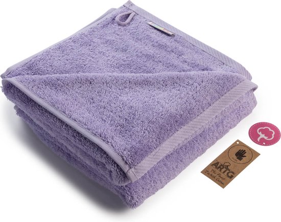 ARTG® Towelzz - AR035 - Handdoekset - 100% Katoen - 50 x 100 cm - Lavendel - Light Purple - Set 5 stuks