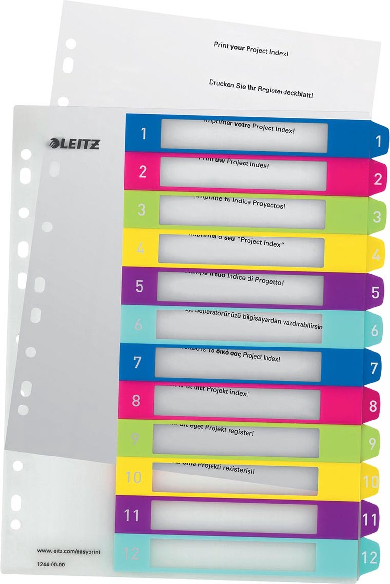 Esselte tabbladen halve hoogte A-Z