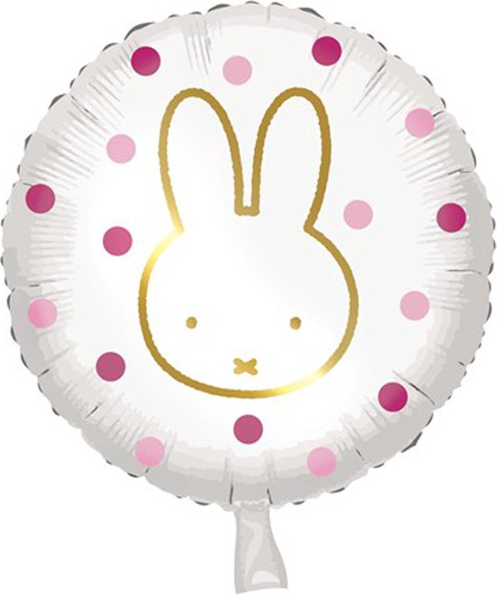 Folieballon - Nijntje - Roze - 45 cm