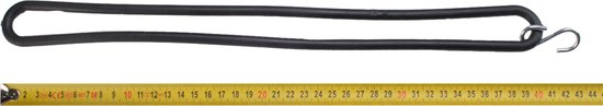 10 x Spanelastiek TIR carrosserie rubber 40 cm met s-haak, uv-bestendig van ProPlus — afbeelding 2