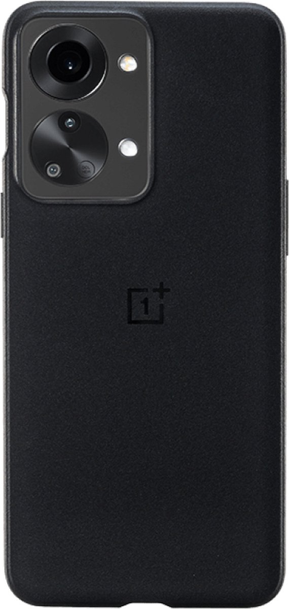 OnePlus Nord 2T hoesje - Sandstone Bumper Case - Zwart