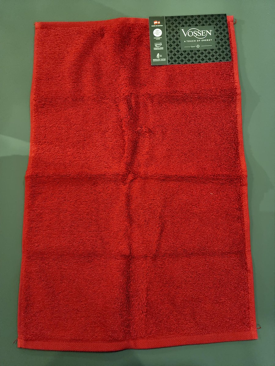 Vossen, Badhanddoek 67 x 140 Rood 2 stuks