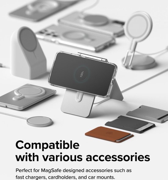 Ringke Sticker Ringke Magnetic Plate MagSafe Magneet Sticker Telefoonhoesjes Wit | bol