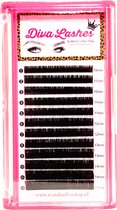 Diva Lashes Wimperextentions D krul 0,20 MM mix doosje