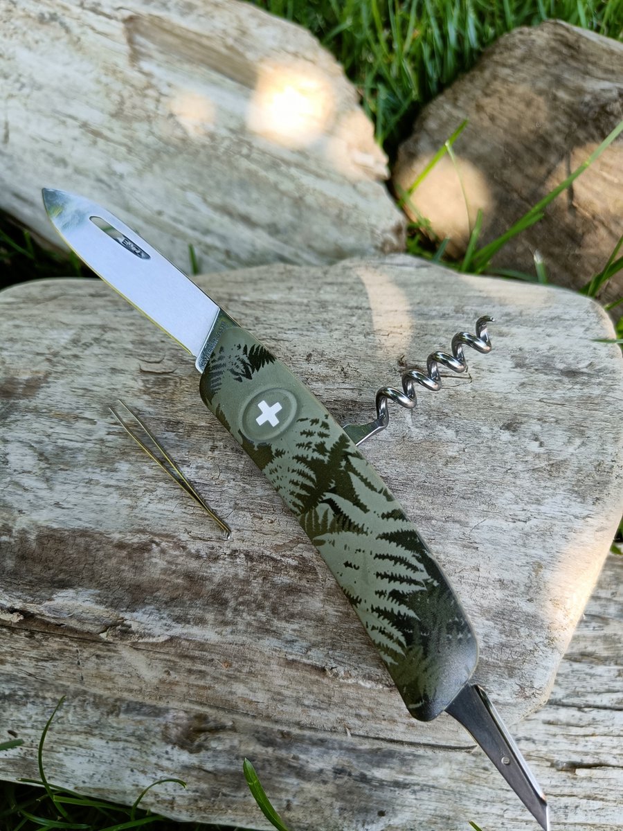Swiza C01 Silva Zakmes - Kaki (Fern Khaki) - Boxverpakking