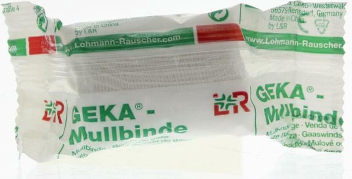 Geka Hydrofiel windsel 4m x 4cm 1 Stuks