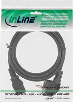 Câble électrique InLine 16652 Zwart 1,8 m