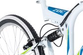 Ks Cycling Fiets 26 inch fully-mountainbike Zodiac met 21 versnellingen wit-groen - 48 cm
