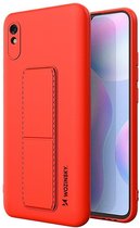 Wozinsky Kickstand Case geschikt voor Xiaomi Redmi 9A - rood