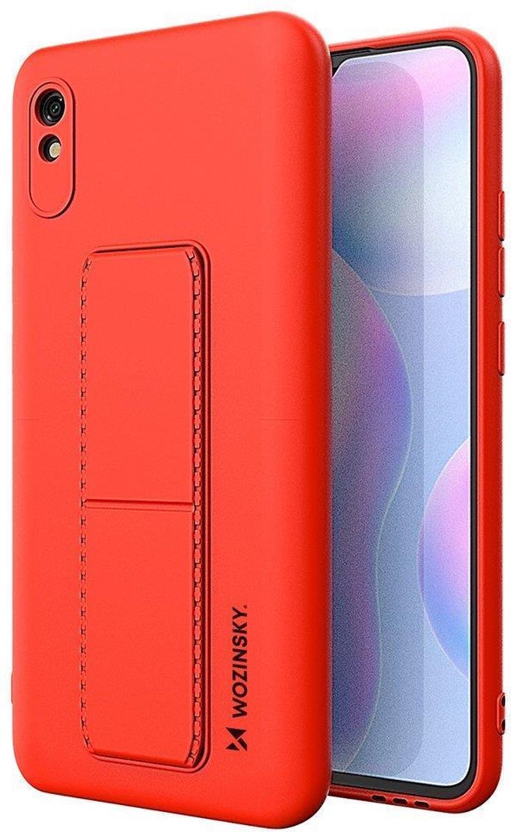 Wozinsky Kickstand Case geschikt voor Xiaomi Redmi 9A - rood
