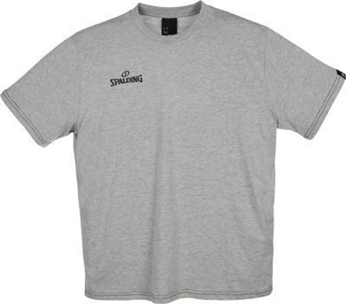 Spalding Team II T-Shirt Kinderen - Grijs Gemeleerd | Maat: 164