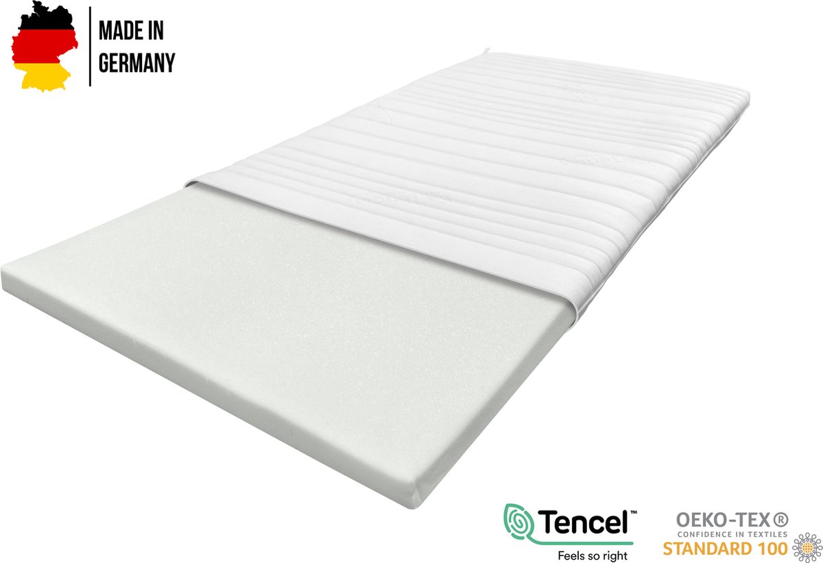 Boxspring Xpert Topper - Premium Topdekmatras - Comfort Topper - 100x220 - 6 cm dik