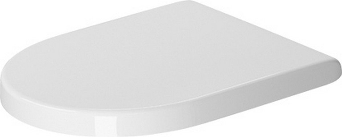 Bullseat WC-bril Duravit Starck 2/3 Softclose - Afneembaar, Antibacterieel, Wit Duroplast