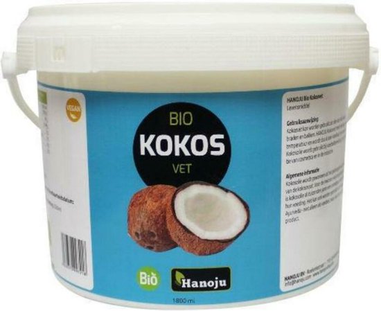 Hanoju Kokosolie geurloos 1800 ml