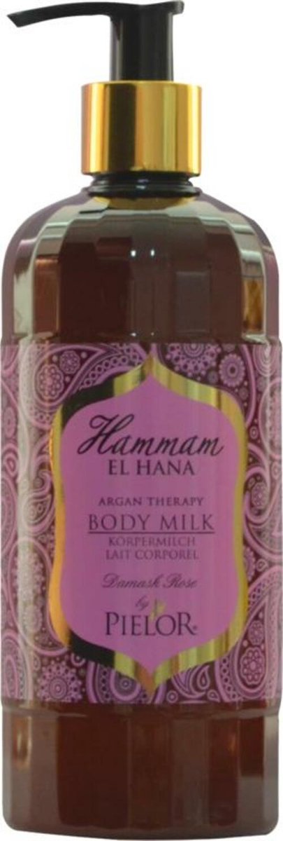 Hammam El Hana Argan Therapy Damask Pink Body Milk, 400 Ml