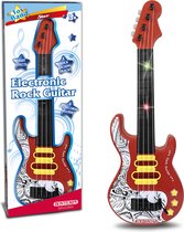 Bontempi Spa Elektrische Rockgitaar Toy Band Star - Speelgoedinstrument - Rood