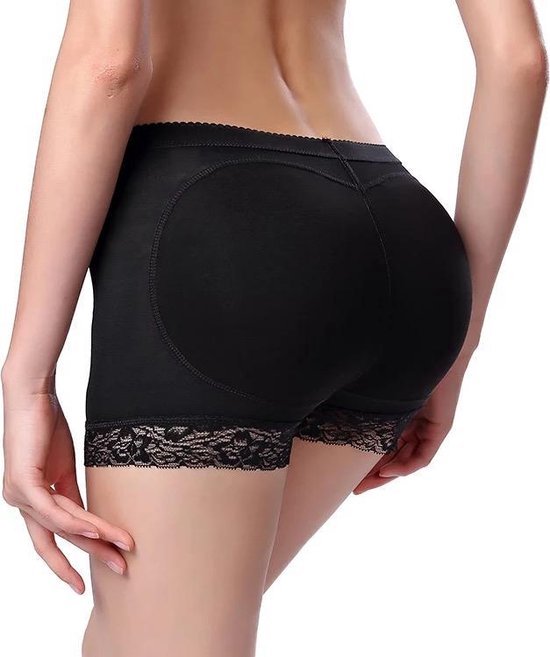 Jumada - Ondergoed met vulling - Butt lifter - Billen - Slipje - Comfortabele lingerie – Zwart - Maat L